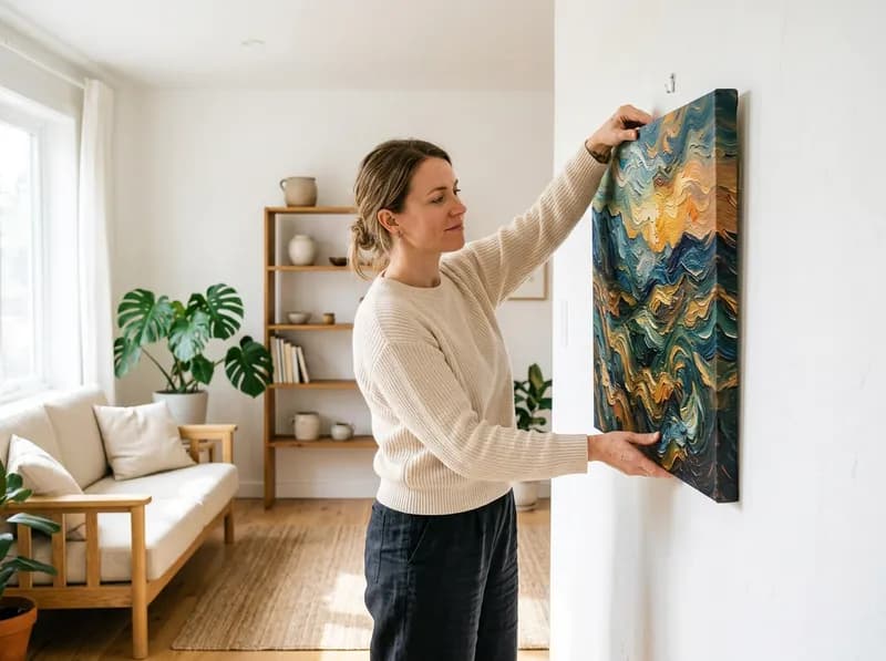 Premium metal print showcase