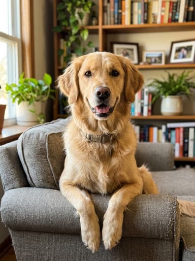 Original photo of a dog