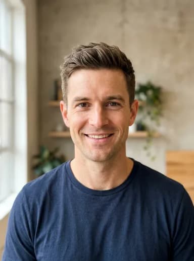 Original portrait photo of a man