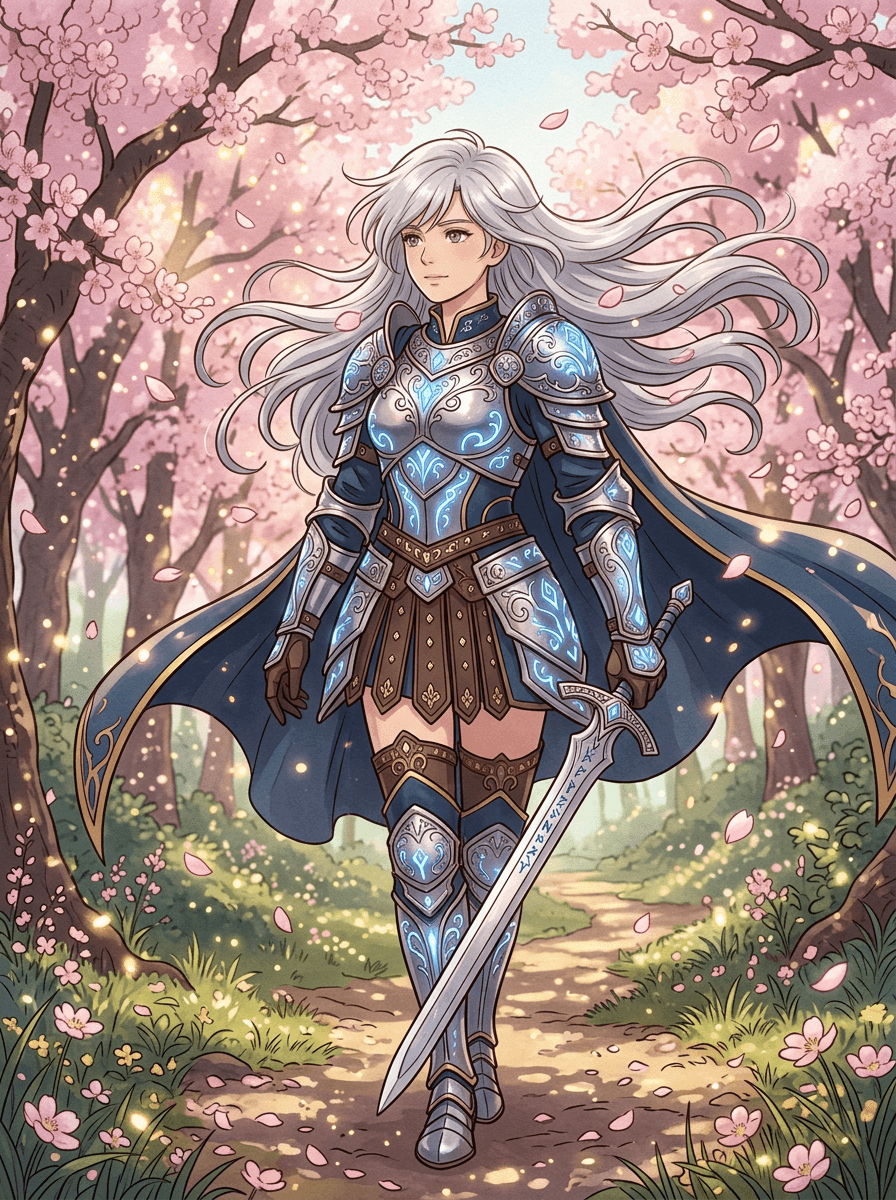 Anime style illustration